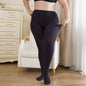 Women Striped Pantyhose Plus Size High Waist Anti-hook Black Tights Warm Seamless Tights Of Large Sizes
