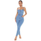 Casual Nightclub Women's High Elastic Denim Jumpsuit Summer