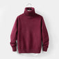 Autumn and winter high collar children's knitwear