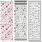 Watermark sticker decal nail sticker