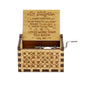 Antique Carved Wooden Hand Crank Spirited Away Music Box Christmas Gift Birthday Gift Party Decoration