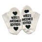 Unisex Men Women Cotton Socks Printing Letter Funny Socks For Boyfriend   Girlfriend Valentine's Day Gift