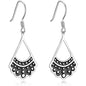 925 Silver Rbg Shaped Collar Earrings For Ruth Bader Ginsburg Fans