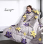 Winter Lazy Quilt with Sleeves