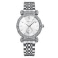 Women's Steel Belt Diamond-embedded Watch