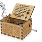 Antique Carved Wooden Hand Crank Spirited Away Music Box Christmas Gift Birthday Gift Party Decoration