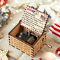 Antique Carved Wooden Hand Crank Spirited Away Music Box Christmas Gift Birthday Gift Party Decoration
