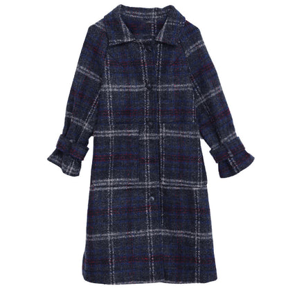 Women's New Plus Size Plus Cotton Padded Woolen Coat