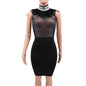 Bandage beads evening dress