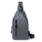 Black Sling Crossbody Backpack Shoulder Bag For Men Chest Bag