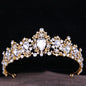 Baroque Rhinestone Crystal Bridal Crown