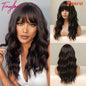 Women Wear Wavy Wigs